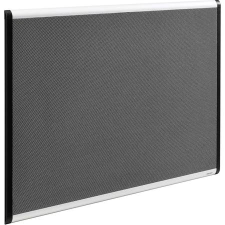 GLOBAL INDUSTRIAL Fabric Mesh Bulletin Board, 36inW x 24inH, Gray 695876GY